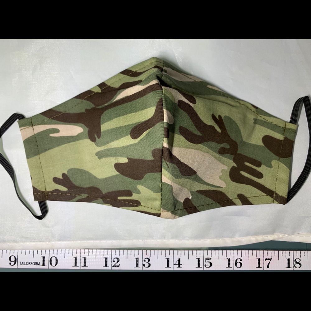 Cotton camouflaged Face Mask Adult Medium